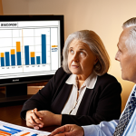 **Image Prompt:** A financial advisor empathetically listening to a senior client discussing retirement concerns. Soft, warm lighting. Focus on the connection and understanding between them. Background subtly shows financial charts and graphs.