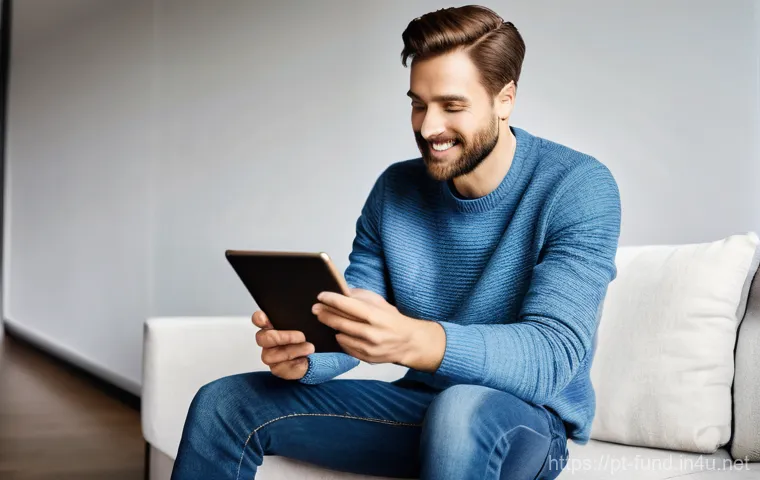 펀드투자상담사와 관련된 금융 기술 트렌드 - **Prompt: The Empowered Investor in a Digital Age**
A vibrant, medium shot of a casually dressed...