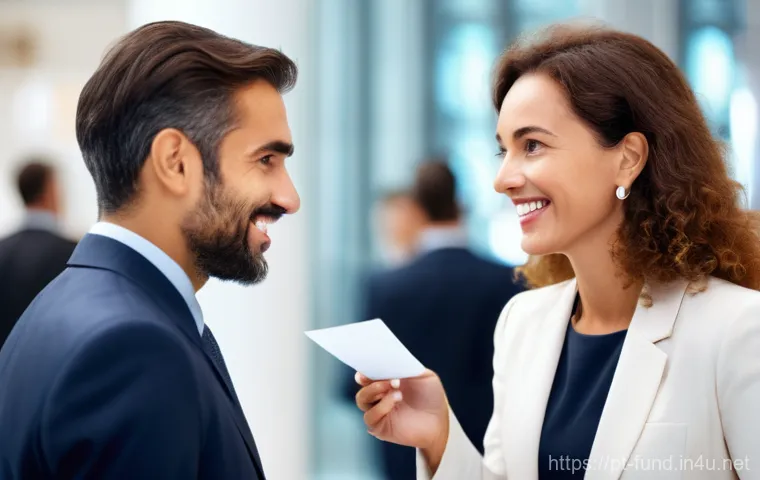 펀드투자상담사 관련 네트워킹 팁 - **Image Prompt 1: Authentic Financial Networking Event**
    A vibrant, well-lit scene at a professi...