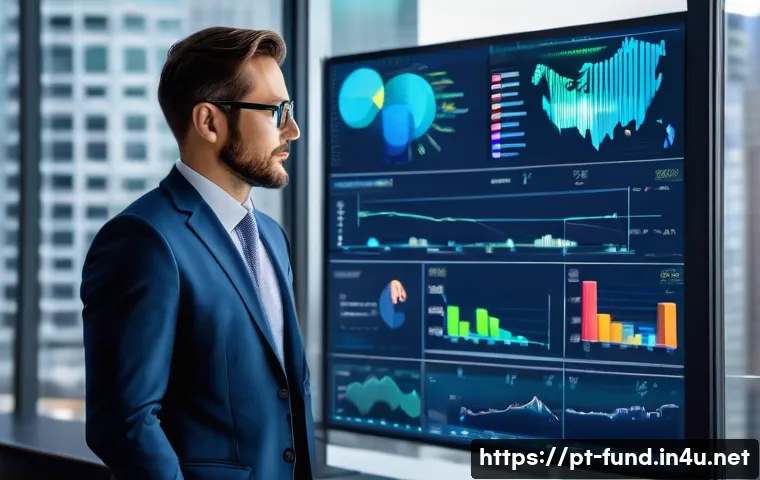 펀드투자상담사 업무 효율성을 높이는 도구 - **Prompt:** A confident and intelligent financial consultant, a person in their late 30s to early 40...