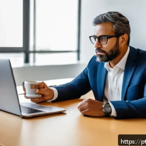 펀드투자상담사와 고객 맞춤형 투자 전략 - A professional financial advisor sitting at a sleek modern desk in a bright office, attentively inte...