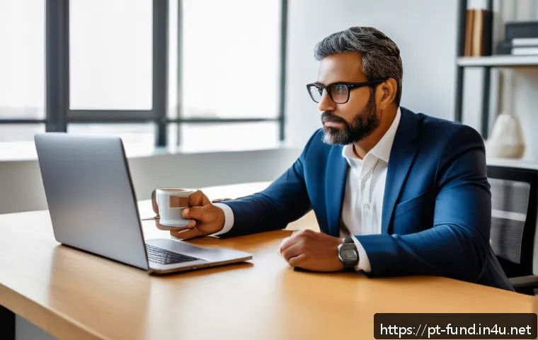 펀드투자상담사와 고객 맞춤형 투자 전략 - A professional financial advisor sitting at a sleek modern desk in a bright office, attentively inte...