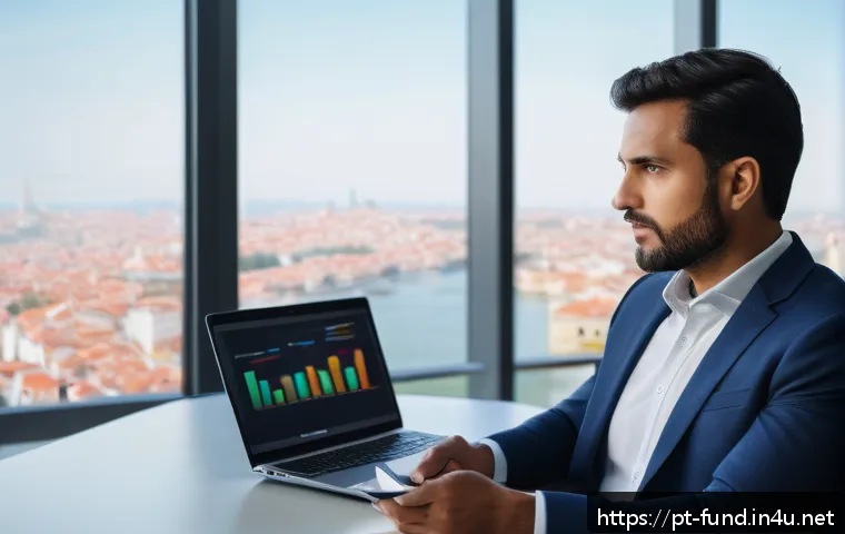 펀드투자상담사 관련 직무 인터뷰 준비법 - A professional financial consultant in a modern office setting, dressed in business casual attire, a...