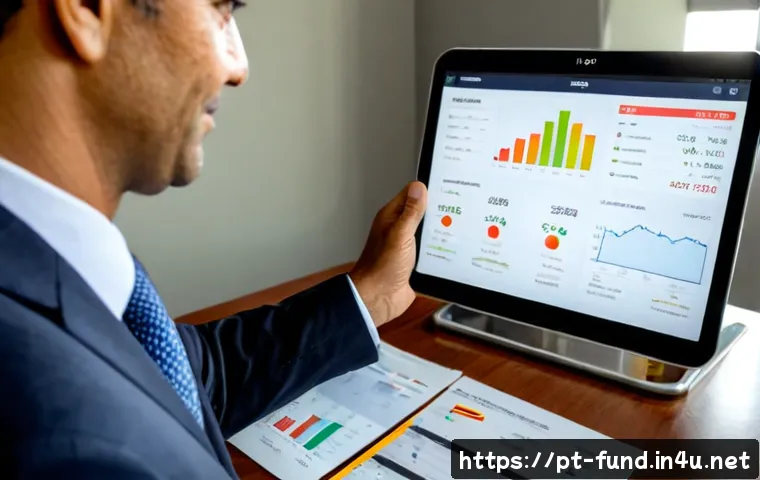펀드투자상담사와 IT 기술 융합 사례 - Photorealistic Brazilian financial advisor in a modern São Paulo office, warmly guiding a middle-age...